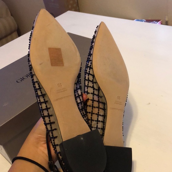 New Giorgio Armani mesh/bead flats 39 - Picture 5 of 7